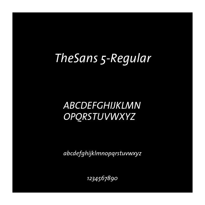 TheSans 5-Regular