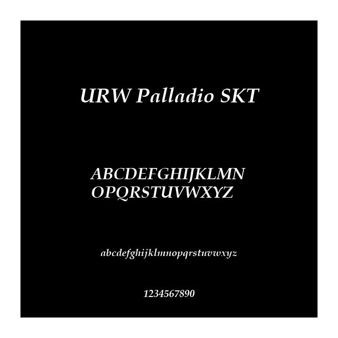 URW Palladio SKT