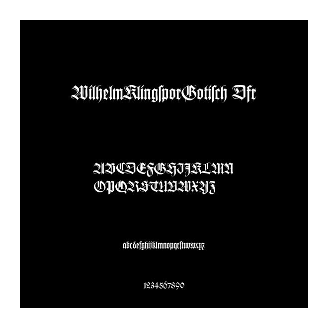 WilhelmKlingsporGotisch Dfr