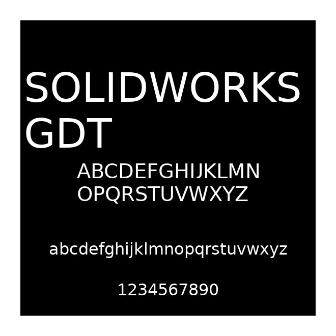 SOLIDWORKS GDT