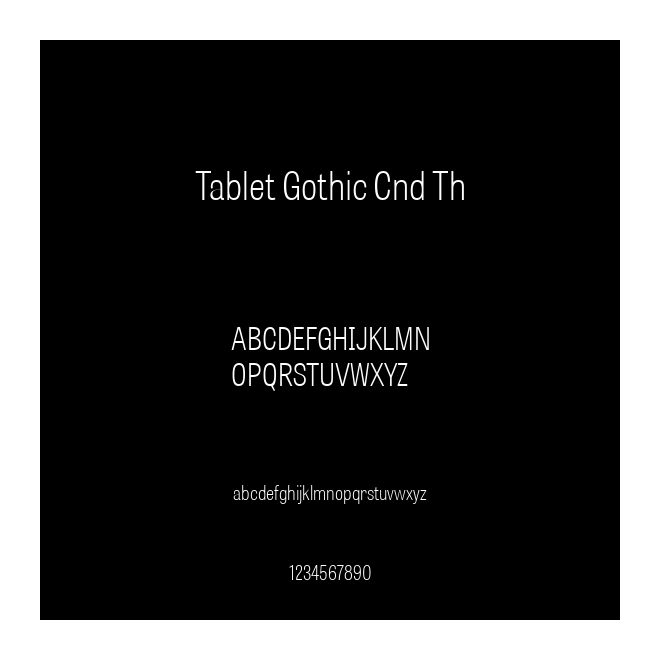 Tablet Gothic Cnd Th