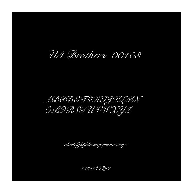 U4 Brothers. 00103