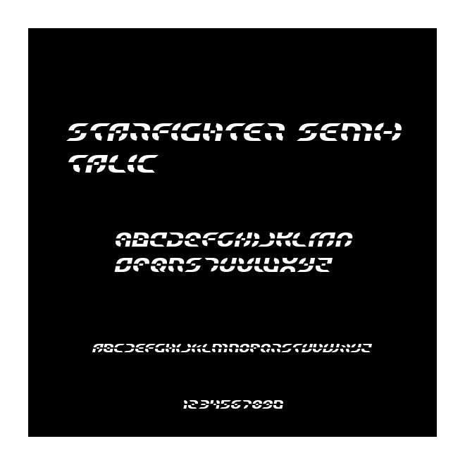 Starfighter Semi-Italic