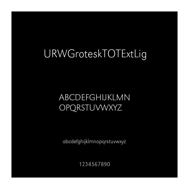 URWGroteskTOTExtLig