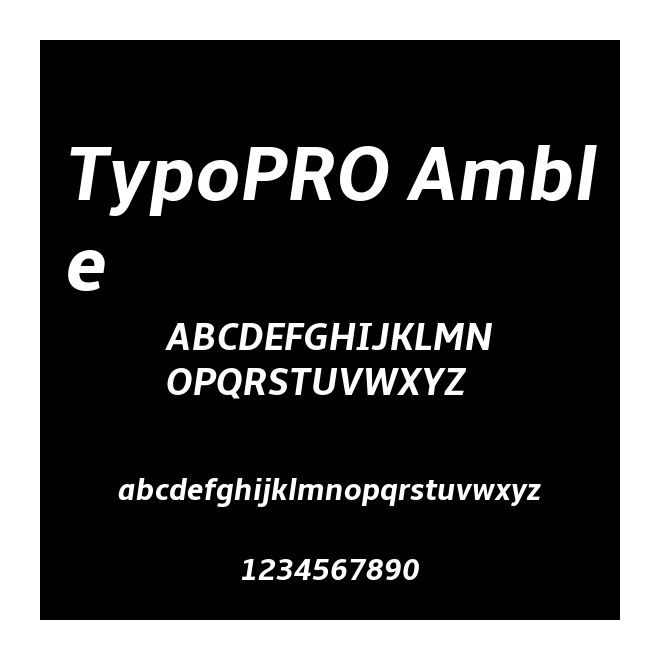 TypoPRO Amble