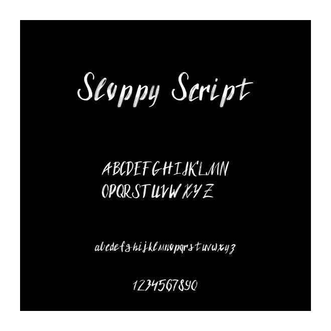 Sloppy Script