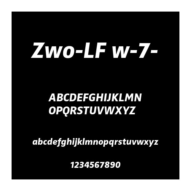 Zwo-LF w-7-