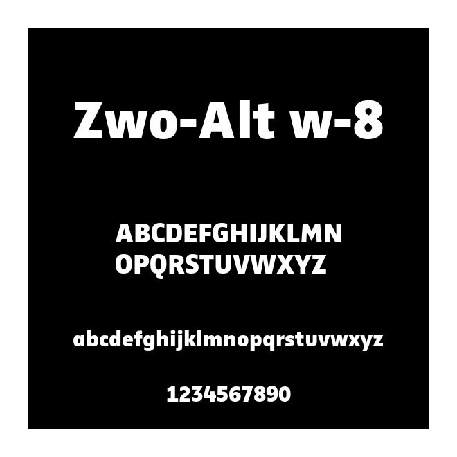 Zwo-Alt w-8