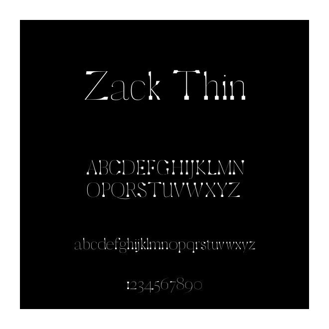 Zack Thin