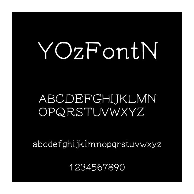 YOzFontN