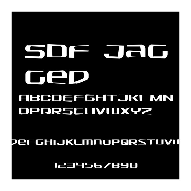 SDF Jagged
