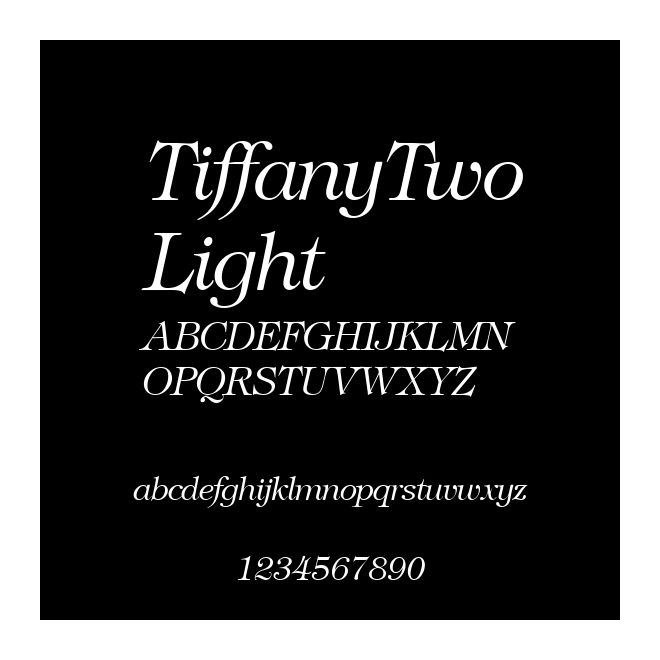 TiffanyTwoLight