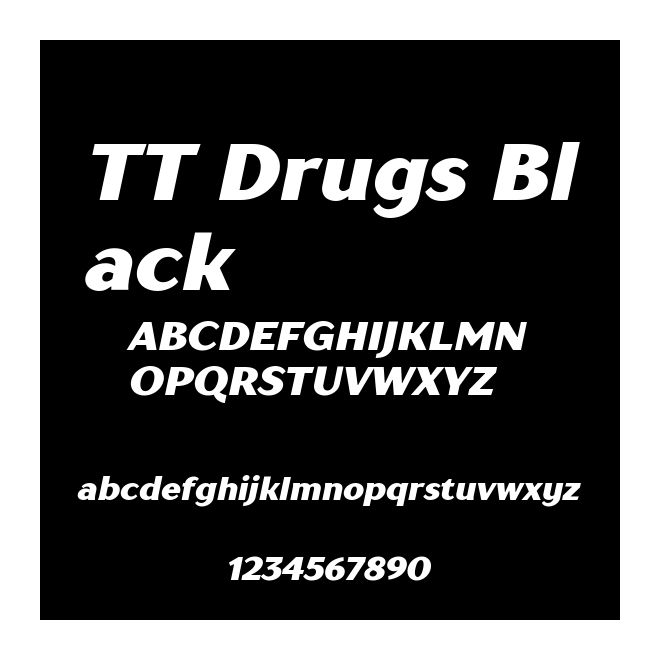 TT Drugs Black