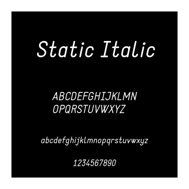 Static Italic