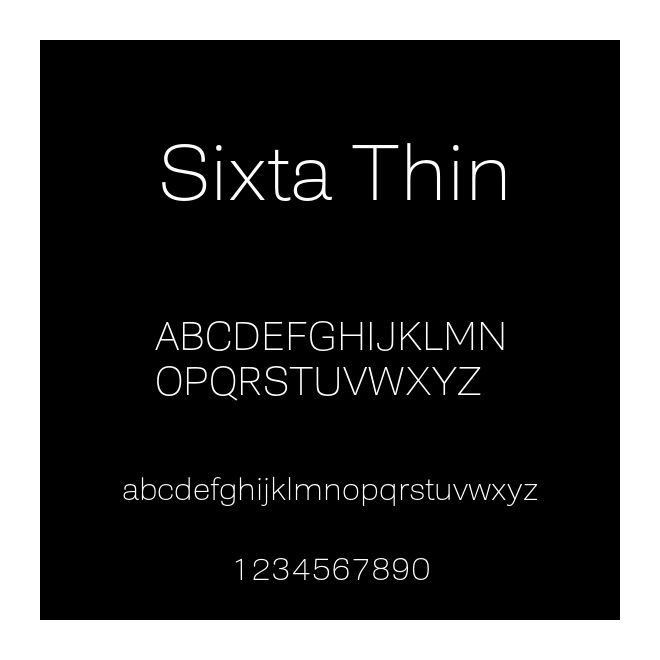 Sixta Thin