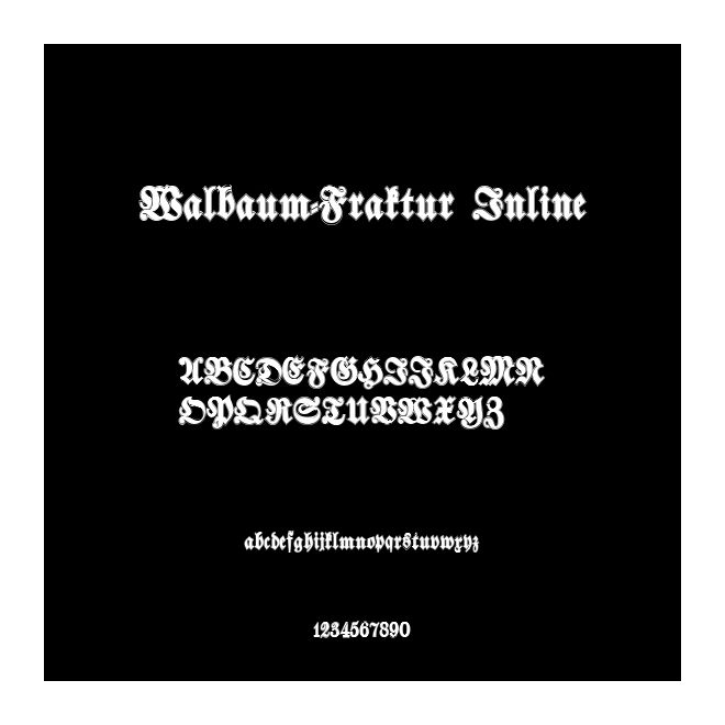Walbaum-Fraktur Inline