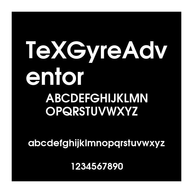 TeXGyreAdventor