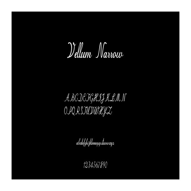 Vellum Narrow