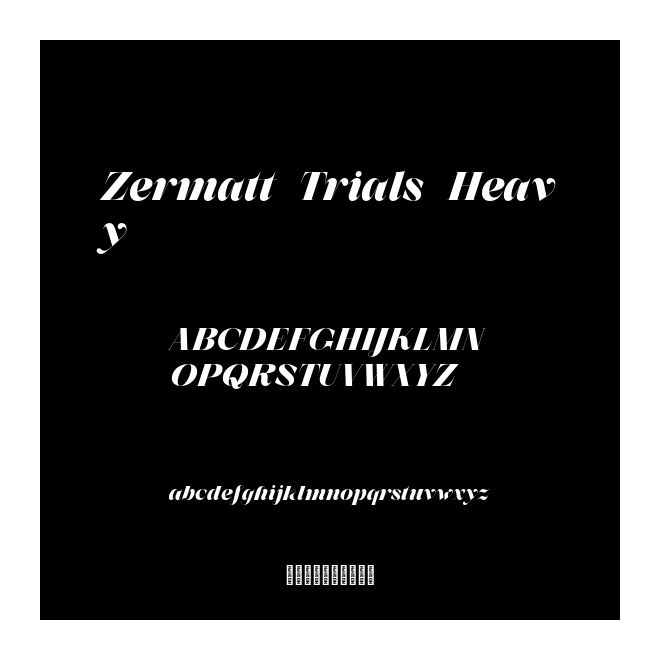 Zermatt Trials Heavy