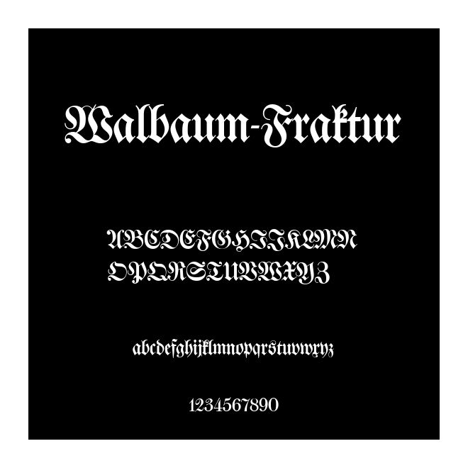 Walbaum-Fraktur