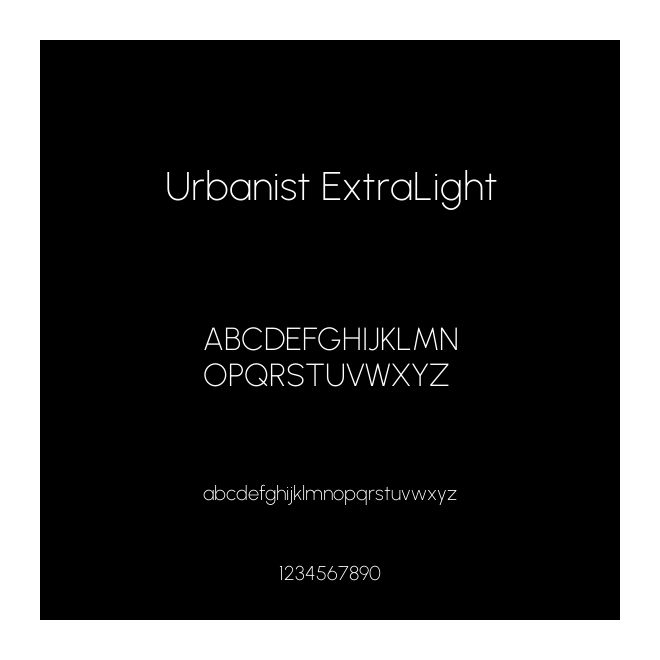 Urbanist ExtraLight