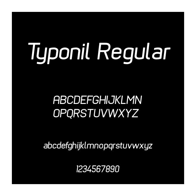 Typonil Regular