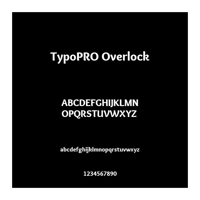 TypoPRO Overlock