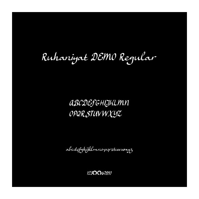 Ruhaniyat DEMO Regular