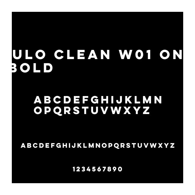 Lulo Clean W01 One Bold字体免费下载和在线预览-印图网